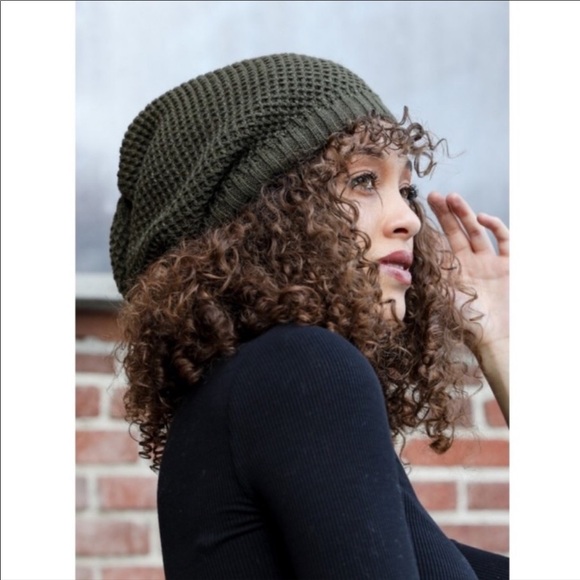 Knit Slouchy Beanie Hat - Picture 8 of 8